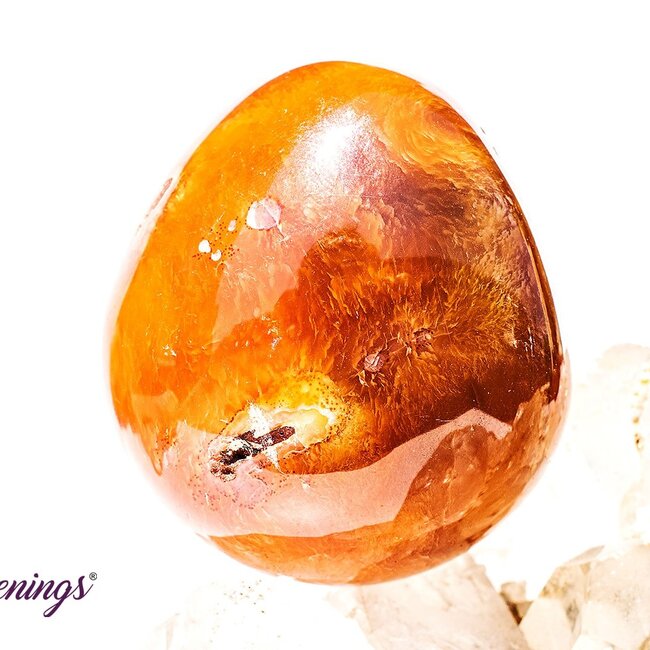 Banded Carnelian Palm Pillow Pocket Stones