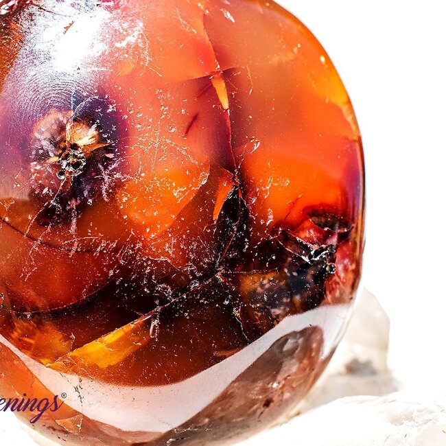 Banded Carnelian Palm Pillow Pocket Stones