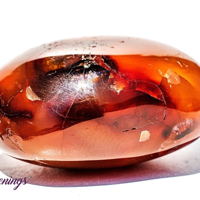 Banded Carnelian Palm/Pillow Stone