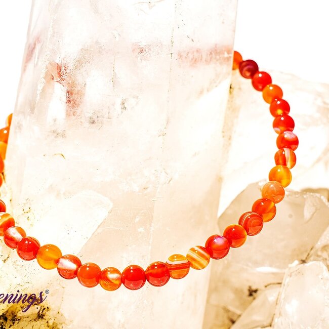 Carnelian Bracelets - 4mm Mini