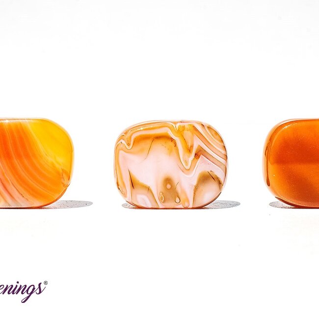 Carnelian Flat Stone - Mini