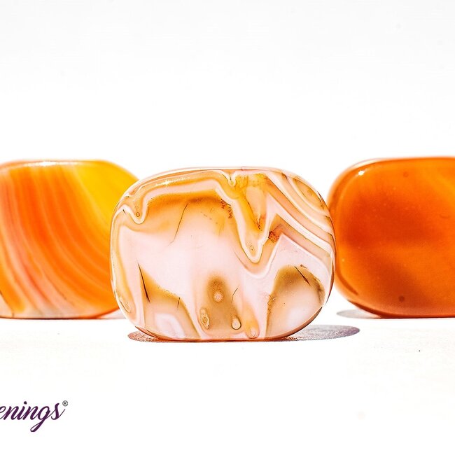 Carnelian Flat Stone - Mini