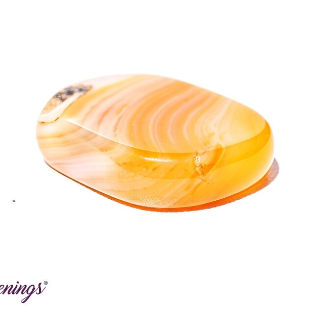 Carnelian Flat Stone - Mini