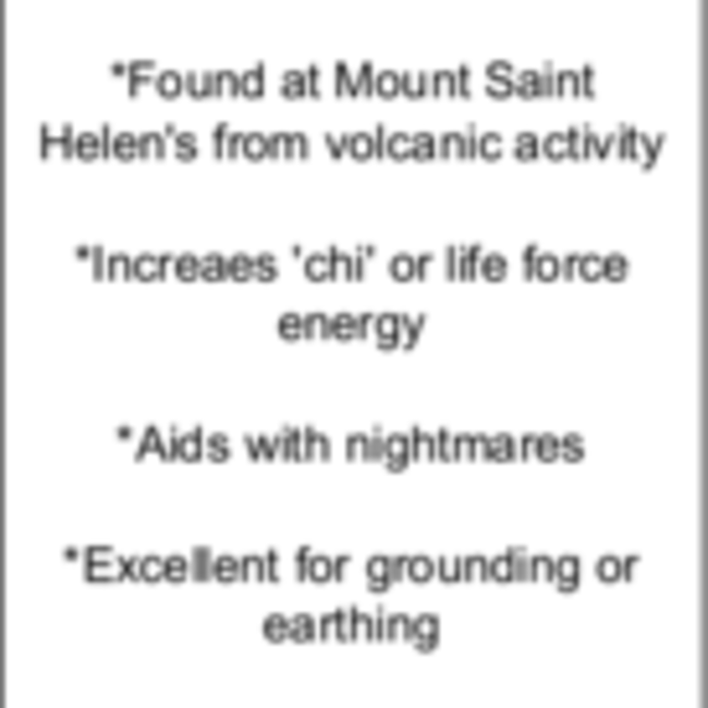 Gaia Stone (Helenite) - Tumbled