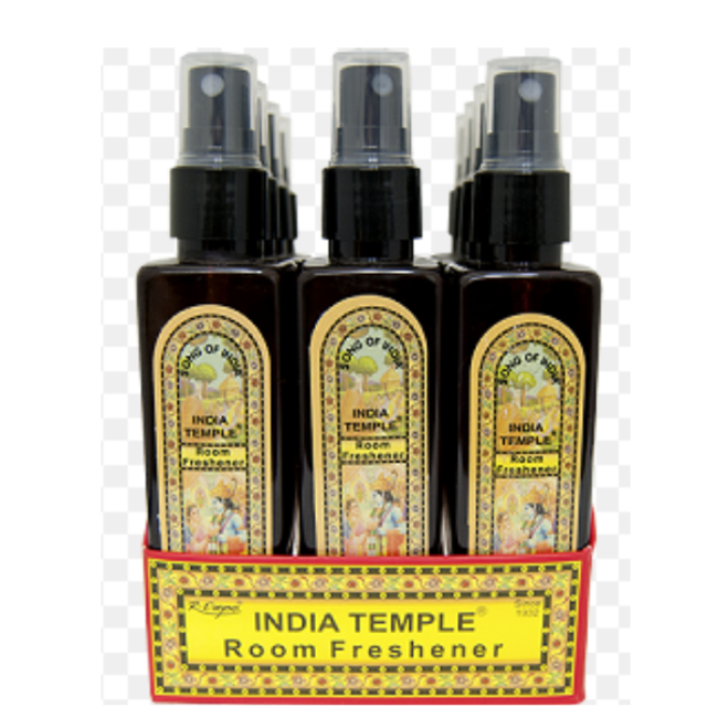 India Temple Room Spray - Room Freshener Deodorizer 100ml Bottle