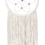 Dreamcatcher Dream Catcher-Flower of Life Handwoven White Wool Large- 17" Diameter