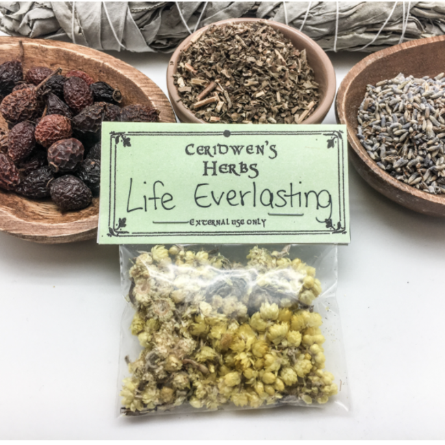 Life Everlasting Herb Packet- Ceridwen's