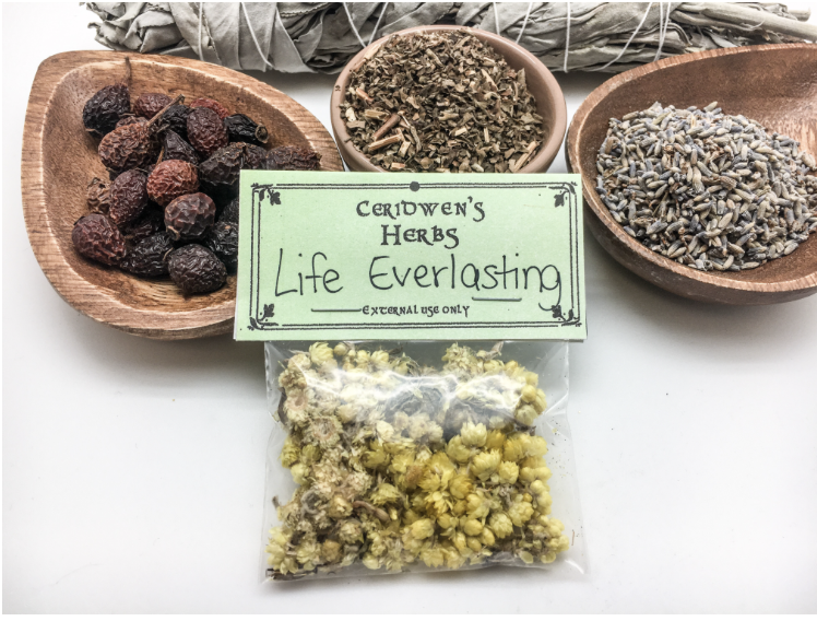 Life Everlasting Herb Packet Ceridwen's