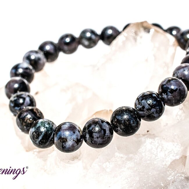 Indigo Gabbro (Mystic Merlinite) Bracelets - 8mm