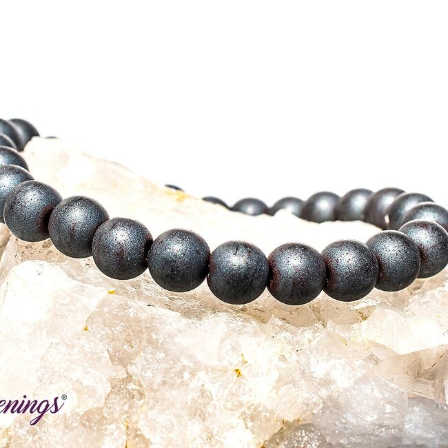 Matte Hematite Bracelets - 8mm