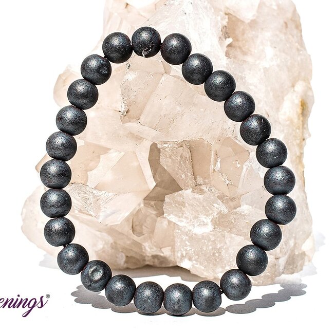 Matte Hematite Bracelets - 8mm