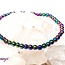 Rainbow Hematite Bracelet- 4mm