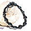 Black Onyx & Hematite Bracelets - Shamballa Paracord Parachute - Adjustable