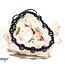 Amethyst & Hematite Bracelets - Shamballa Paracord Parachute - Adjustable