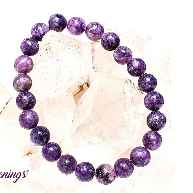 Lepidolite (Purple Mica) Bracelets - 8mm