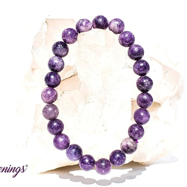 Lepidolite (Purple Mica) Bracelets - 8mm