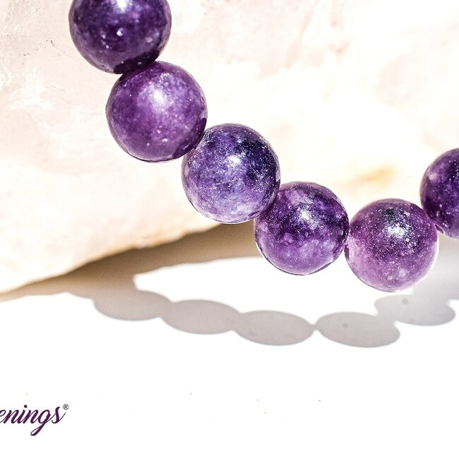 Lepidolite (Purple Mica) Bracelets - 8mm