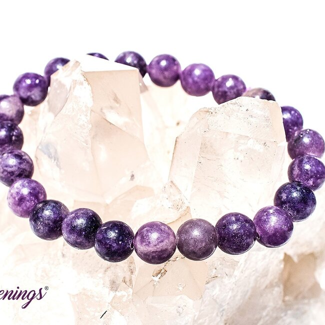 Lepidolite (Purple Mica) Bracelets - 8mm