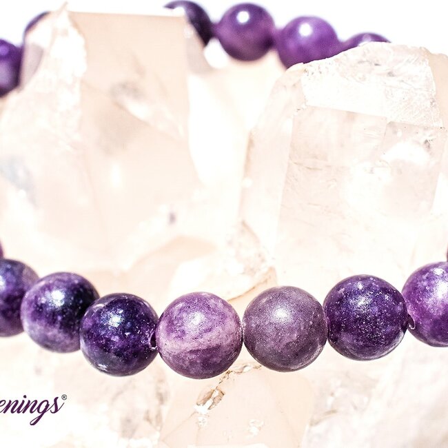 Lepidolite (Purple Mica) Bracelets - 8mm