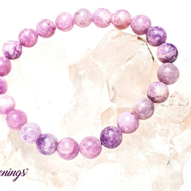 Lepidolite (Purple Mica) Bracelets - 8mm