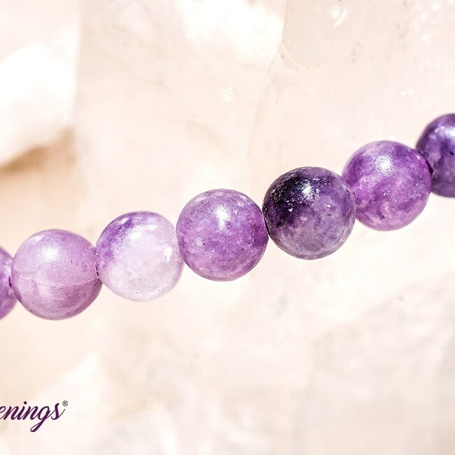 Lepidolite (Purple Mica) Bracelets - 4mm Mini