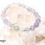 Lavender (Yttrium) Rainbow Fluorite Bracelets - 8mm