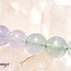 Lavender (Yttrium) Rainbow Fluorite Bracelets - 8mm