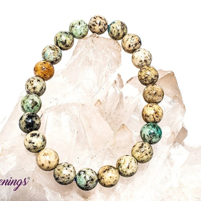 K2 with Azurite Bracelets - 8mm