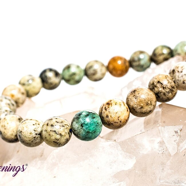 K2 with Azurite Bracelets - 8mm