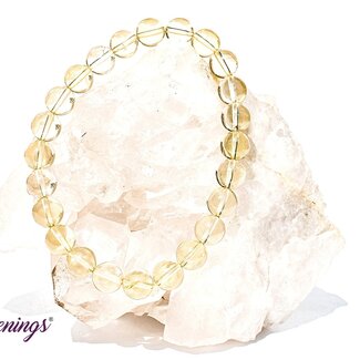 Lemon Yellow Quartz (AAA Grade) Bracelets - 8mm