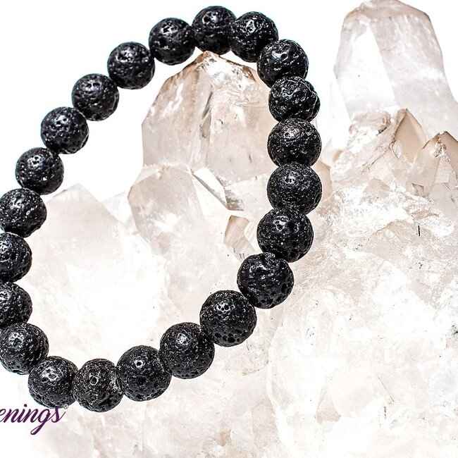 Lava Stone Bracelets - 8mm