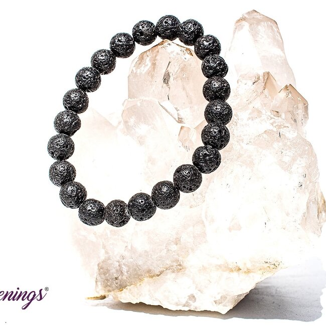 Lava Stone Bracelets - 8mm