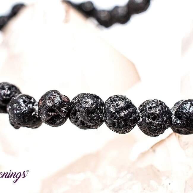 Lava Stone Bracelets - 4mm Mini