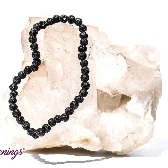 Lava Stone Bracelets - 4mm Mini