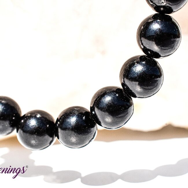 Jet (Lignite) Bracelets - 8mm
