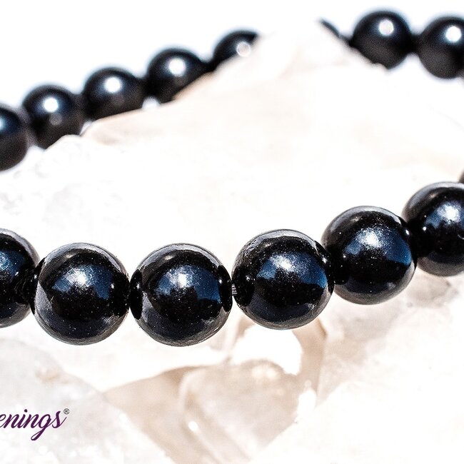 Jet (Lignite) Bracelets - 8mm