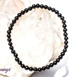 Jet Bracelets - 4mm Mini Jet Bracelets - 4mm Mini