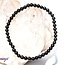 Jet (Lignite) Bracelets - 4mm Mini