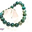 Moss Agate Bracelet- 8mm