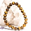 Gold Tigers Eye (Matte) Bracelet - 8mm
