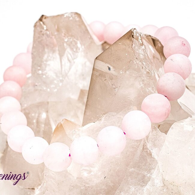 Rose Quartz (Matte) Bracelets - 8mm