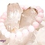 Rose Quartz (Matte) Bracelets - 8mm