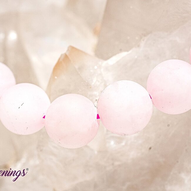 Rose Quartz (Matte) Bracelets - 8mm