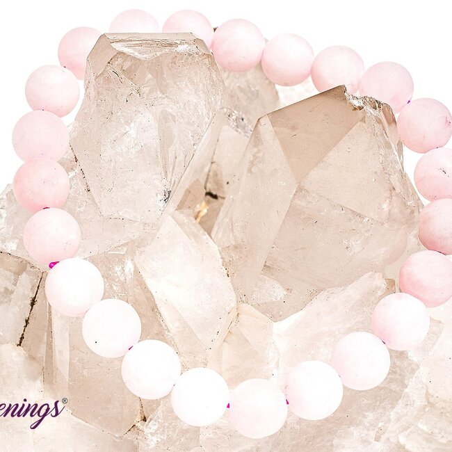 Rose Quartz (Matte) Bracelets - 8mm