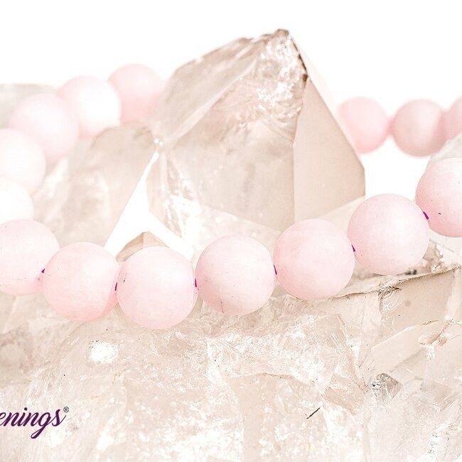 Rose Quartz (Matte) Bracelets - 8mm