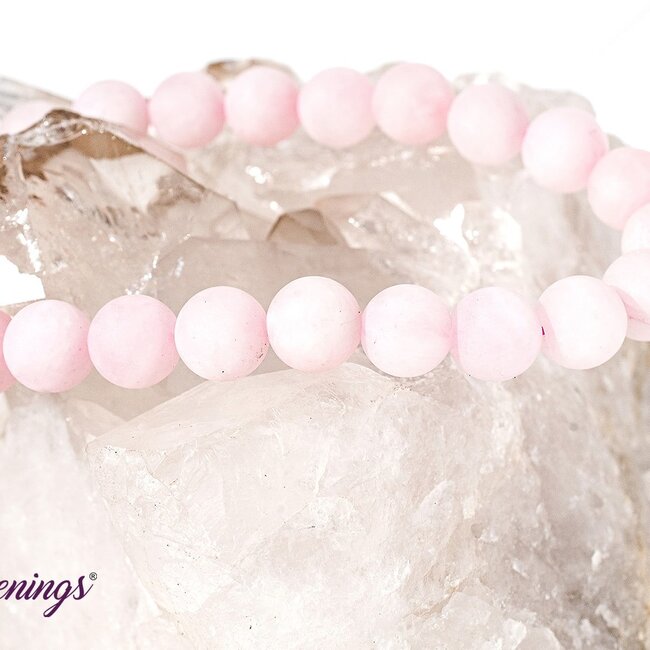 Rose Quartz (Matte) Bracelets - 8mm