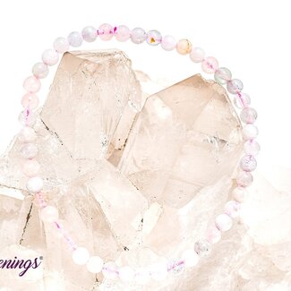 Mixed Pastel Morganite Bracelets - 4mm Mini