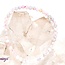 Mixed Pastel Morganite Bracelets - 4mm Mini