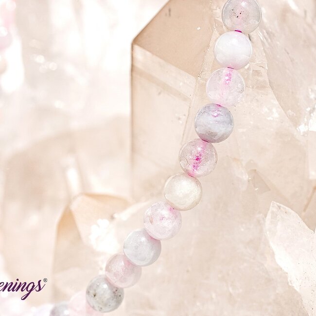 Mixed Pastel Morganite Bracelets - 4mm Mini