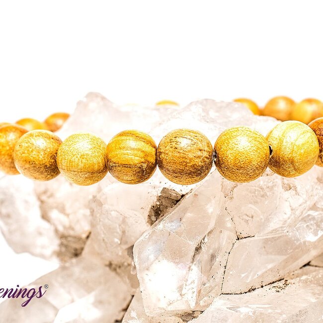 Palo Santo Wood Bracelets - 7 - 8mm Beaded Stretch
